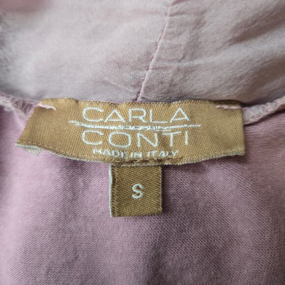 Carla Conti Silk Sleeveless Top Dusty Pink Size Small - Picture 4 of 6